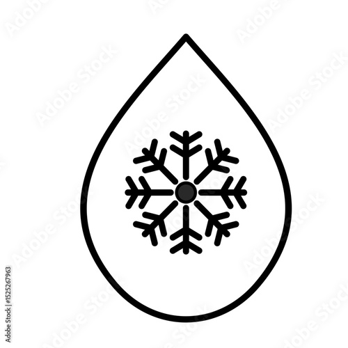 cold water icon vector illustration concept