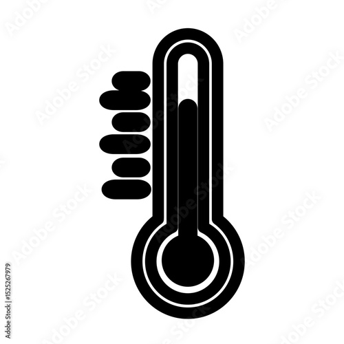 thermometer icon vector illustration concept
