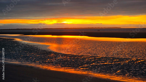 Sonnenaufgang am Meer Nordsee