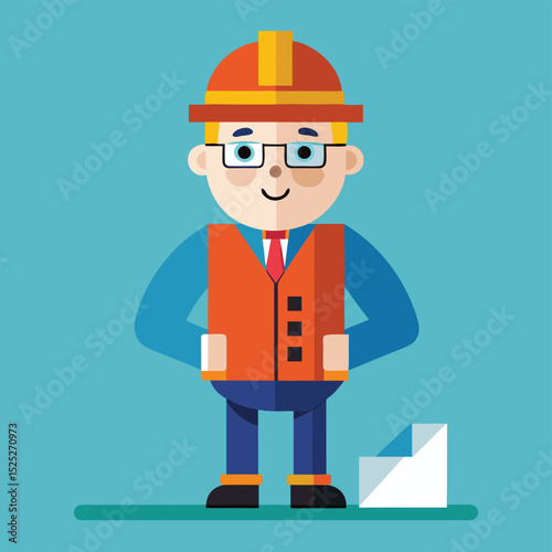 Explore our professional vector design character of an architect, ideal for architectural firms, construction projects, and urban development themes.
