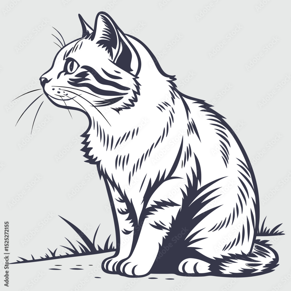 Fototapeta premium cat vector