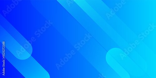 Abstract blue background with diagonal lines. Dynamic shapes composition. Vector illustration