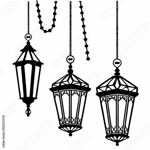 wrought iron street lamp