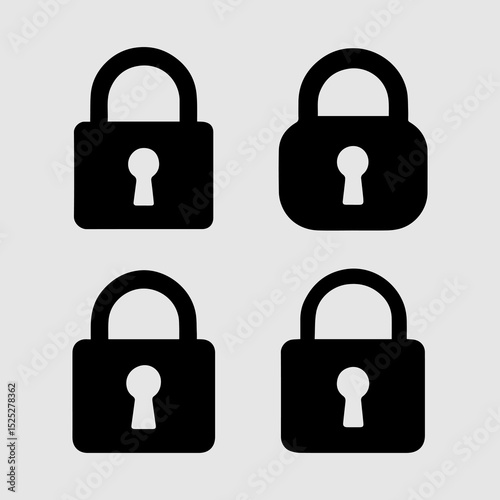 Security Ensemble An array of identical black padlocks, each with its keyhole detail, creating a compelling illustration of security, safety, and protection against risk. 