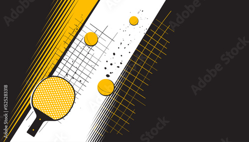Table tennis abstract background design. The sports concept
