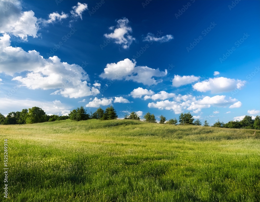 Obraz premium vibrant blue summer sky