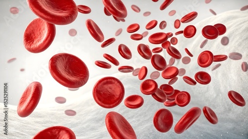 Red Blood Cells, Hemoglobin & Oxygen Transport photo