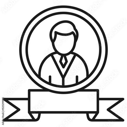Share Outstanding Outline Icon