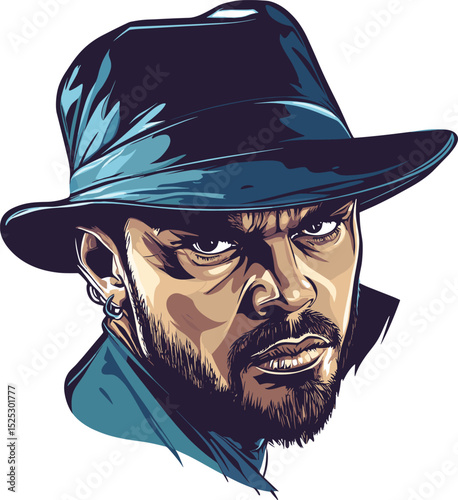 pirate with hat