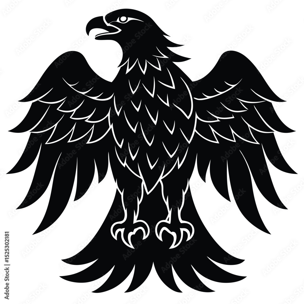 Obraz premium eagle vector sihouette 