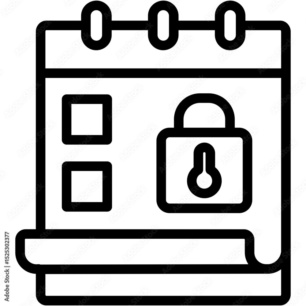 Fototapeta premium Blocked Date