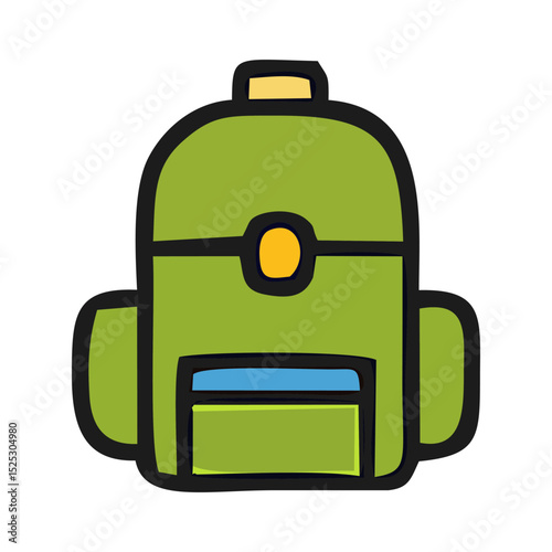 Collection of colourful flat design education icons