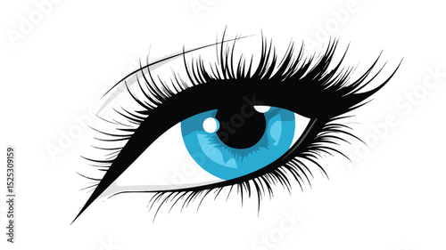 Eye Icon Vector Illustration for Design Projects and Graphics Applications