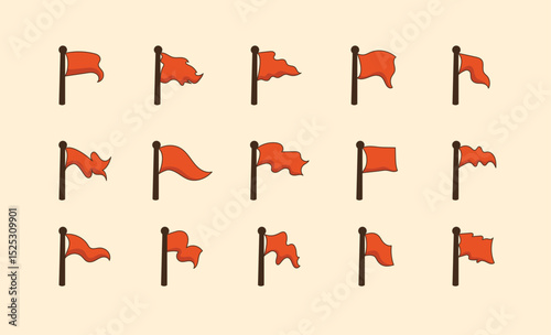 Variety Flag Illustration Pack