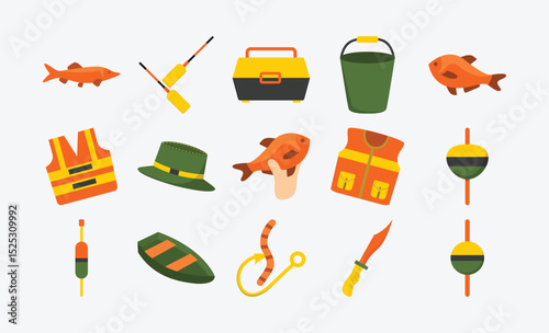 Fisherman Life Illustration Pack