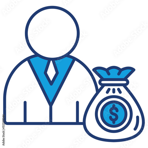 Investor Blue Icon