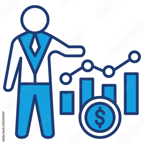 Broker Blue Icon