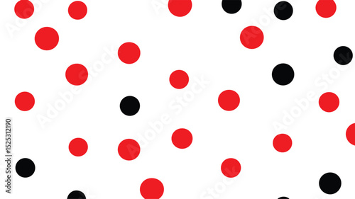 Elegant Seamless Polka Dot Background Vector Illustration