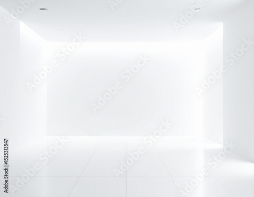 Minimal White Limbo Space Background for Product Display or Creative Design Projects
