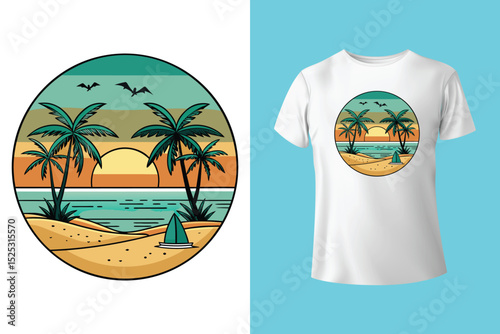 Beach modern abstract art. Summer vibes artwork. The best is yet to come. Sunshine on my mind. Sunshine paradise graphic print design. 