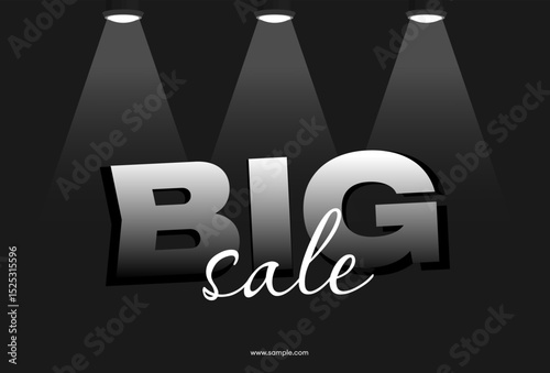 Vector flat sale banner template design