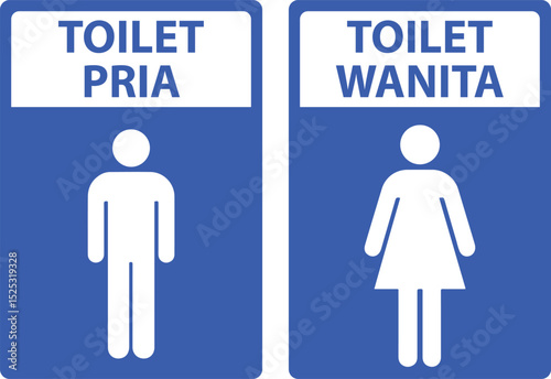 Restroom Signs  Clear and Concise Gender-Specific Toilet Indicators