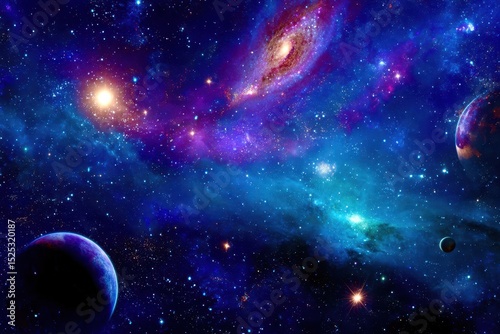 planet in space