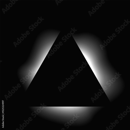 Triangle illuminate light frame