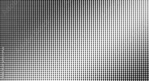 Dual Gradient Halftone Dots Pattern