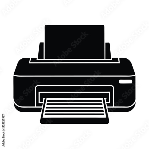 printer icon vector illustration