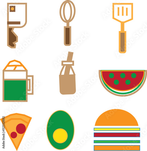 Drink Food Icon photo Design eps  file