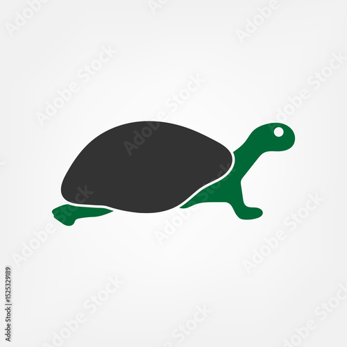 turtle vector isolated on white background
