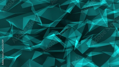 Smooth Moving Triangles Background Hypnotic Geometric Motion & Abstract Digital Loop
