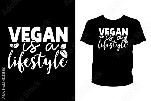 Vegan is a lifestyle Quotes svg, Vegan Svg, t-shirt design for prints, Gardening t-shirt design cut file
