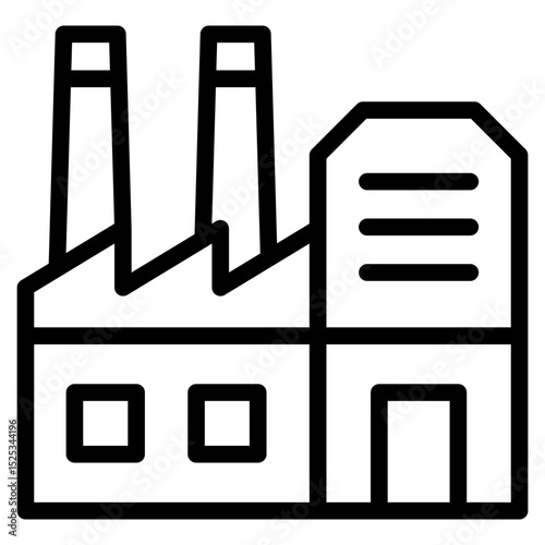 Industrial revolution icon in vector illustration
