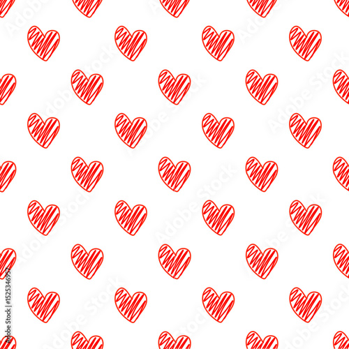 seamless pattern with hearts