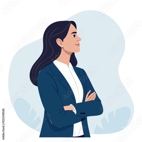 Confident Female Professional: Embracing Leadership