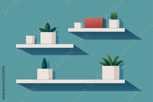 vector illustration of a modern office building