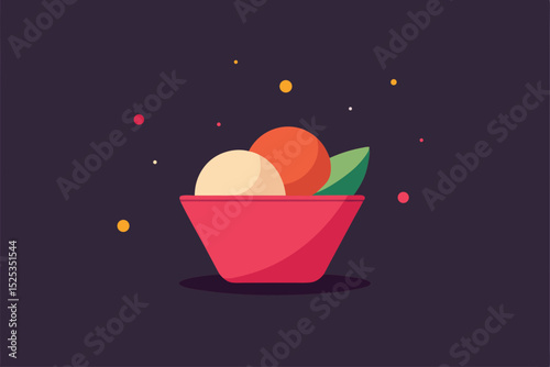 ice cream in a bowl