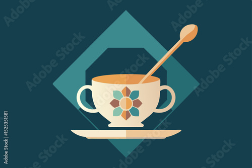 cup of coffee with spoon