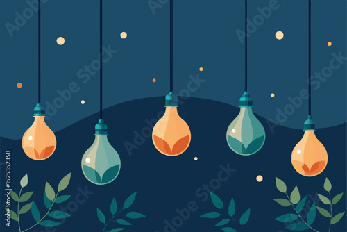 light bulb idea concept illustration