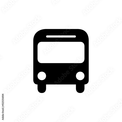 bus icon simple design