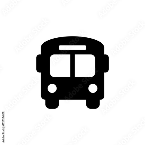 bus icon simple design