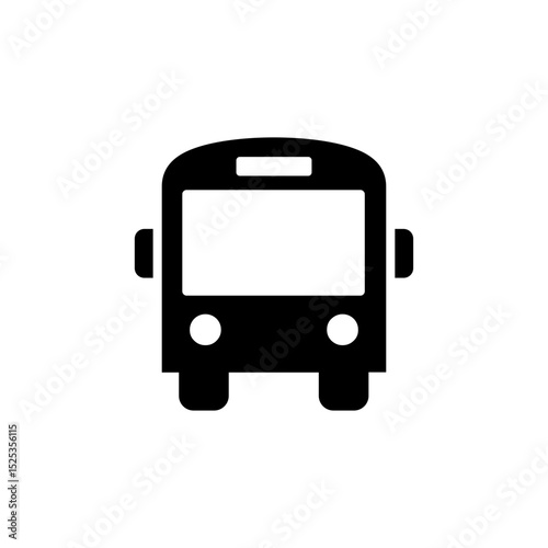 bus icon simple design