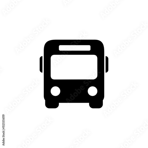 bus icon simple design