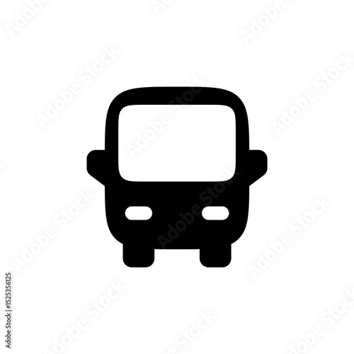 bus icon simple design