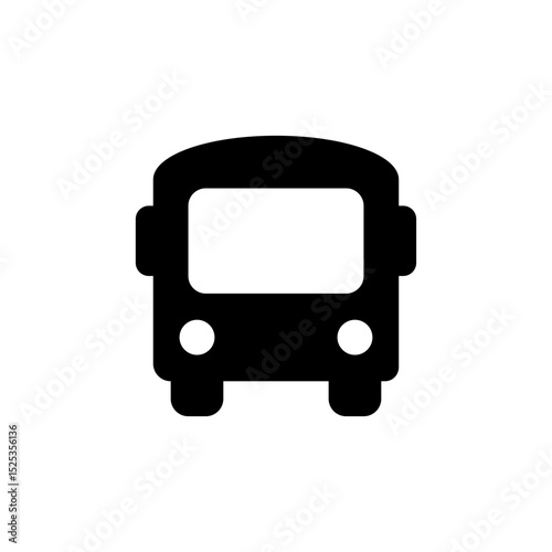 bus icon simple design