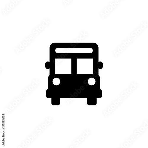 bus icon simple design