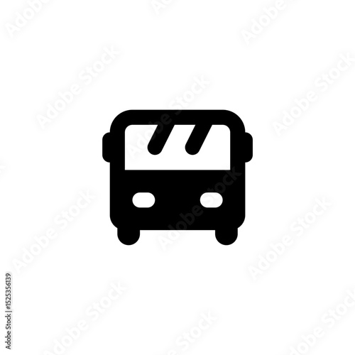 bus icon simple design