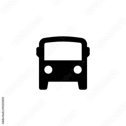 bus icon simple design